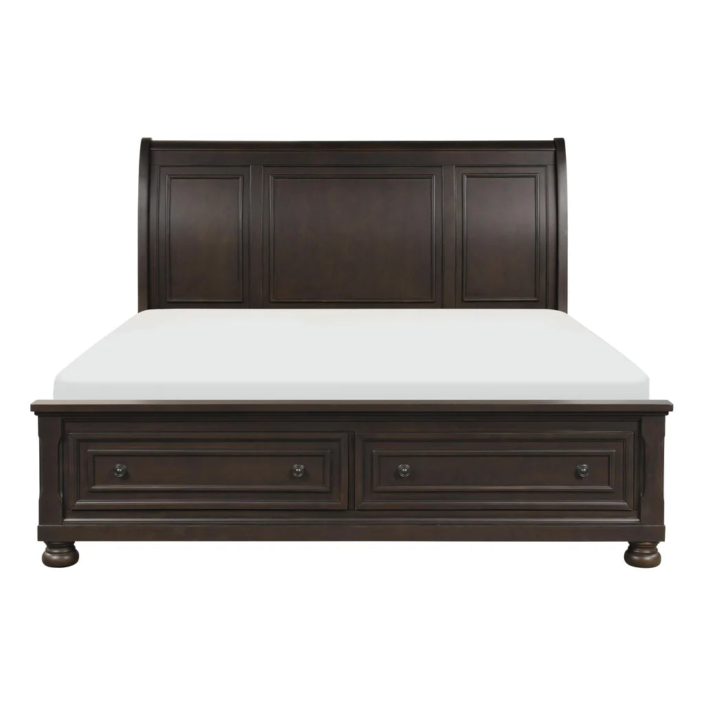 Begonia Eastern King Platform Bed with Storage 1718Kgy-1Ek | Homelegance