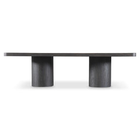 Bernhardt Sana Dining Table in Brown - Suar Wood with Bold Pillars - K2224