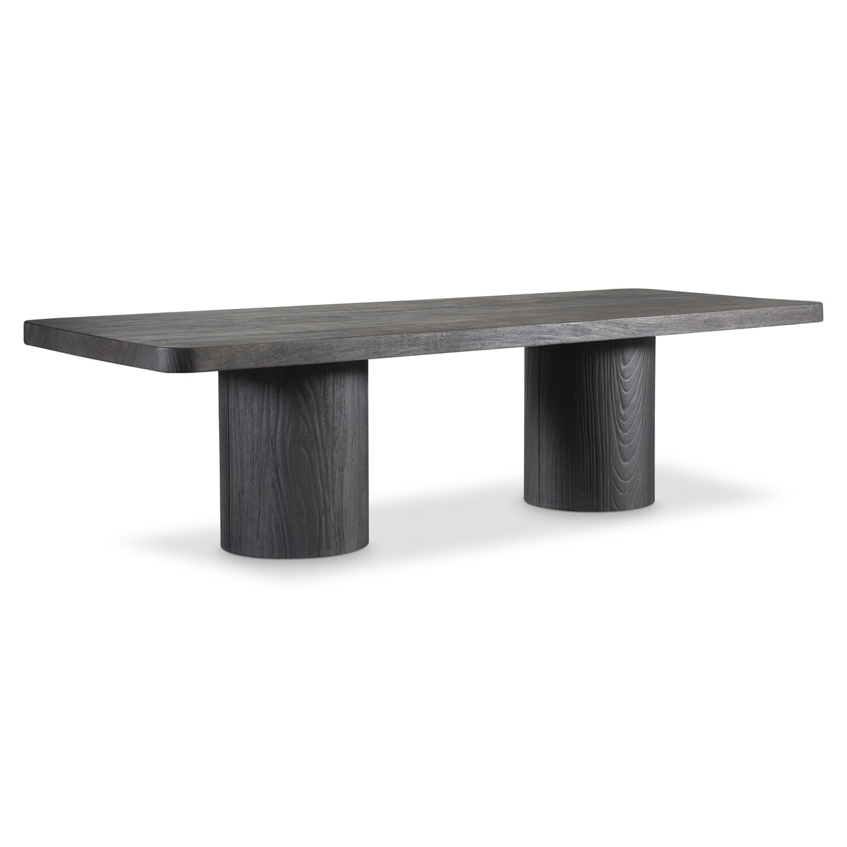 Bernhardt Sana Dining Table in Brown - Suar Wood with Bold Pillars - K2224