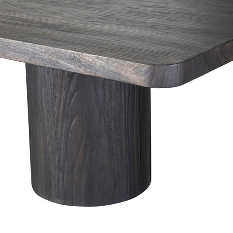 Bernhardt Sana Dining Table in Brown - Suar Wood with Bold Pillars - K2224