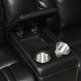 Bismark Dual Power Reclining Living Room Set Black By Coaster Furniture - Home Elegance USA