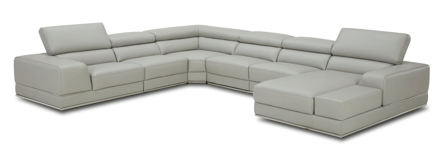1576 Grey Sectional Right Kuka - 1576Sectionalright | ESF | Home Elegance USA