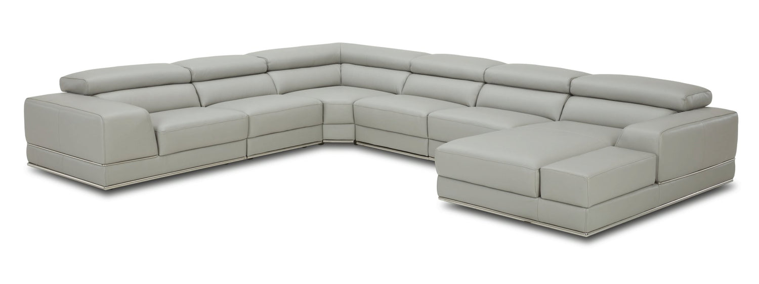 1576 Grey Sectional Right Kuka - 1576Sectionalright | ESF | Home Elegance USA