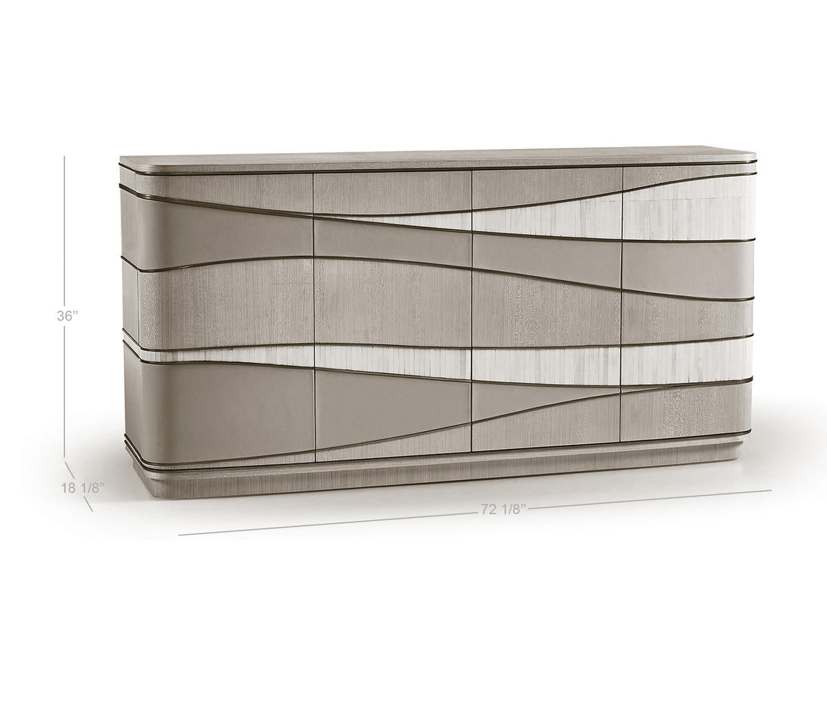 Breaker Mixed Media Console | Jonathan Charles Fine Furniture
