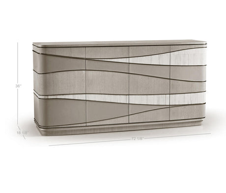 Breaker Mixed Media Console | Jonathan Charles Fine Furniture