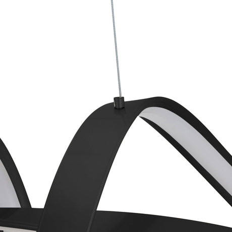 Bucharest Led Chandelier // Black | Finesse