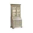 Buckingham Georgian Grey & Gilded Secretary | Jonathan Charles Fine Furniture