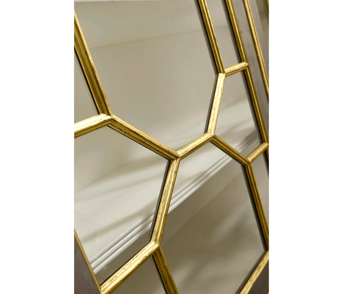 Buckingham Georgian Grey & Gilded Secretary | Jonathan Charles Fine Furniture