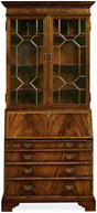 Buckingham Georgian Mahogany Secretary Desk with Glass Doors | Jonathan Charles