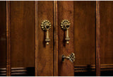 Buckingham Georgian Mahogany Secretary Desk with Glass Doors | Jonathan Charles