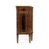Buckingham Serpentine Mahogany Sideboard with Flame Veneers | Jonathan Charles