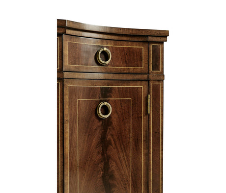 Buckingham Serpentine Mahogany Sideboard with Flame Veneers | Jonathan Charles