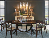 Buckingham Two-Leaf Mahogany Extending Dining Table 88" | Traditional