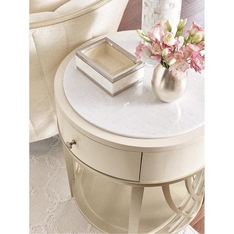 Adela Round End Table | Caracole - CAR - C011 - 016 - 411 - Home Elegance USA - 3