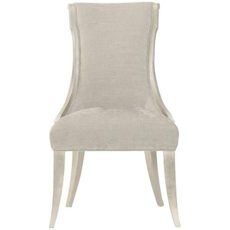 Avondale Soft Silver Leaf Side Chair | Caracole - CAR - C022 - 417 - 281 - Home Elegance USA - 2