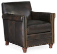 Potter Club Chair | Hooker Furniture | Old Saddle Fudge Leather | Traditional Style | SKU: CC719-01-089 - sold by Home Elegance USA
