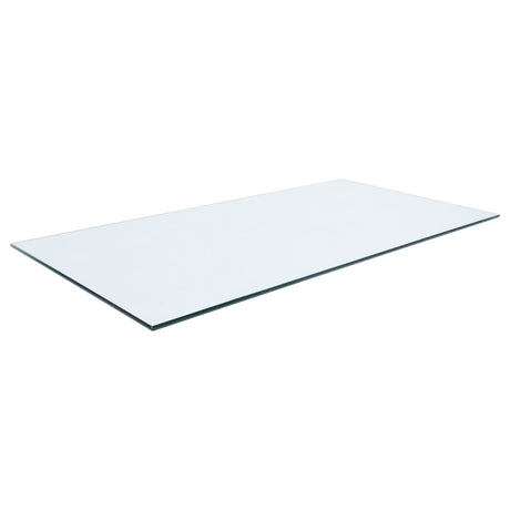 Glass Top - 48x24" 10mm Rectangular Glass Top Clear