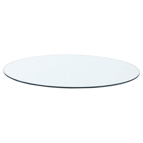 Glass Top - 52" 12mm Round Glass Table Top Clear