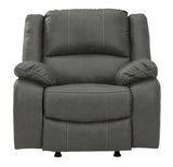 Calderwell Contemporary Recliner in Dark Gray Color by Ashley Furniture Ashley Furniture