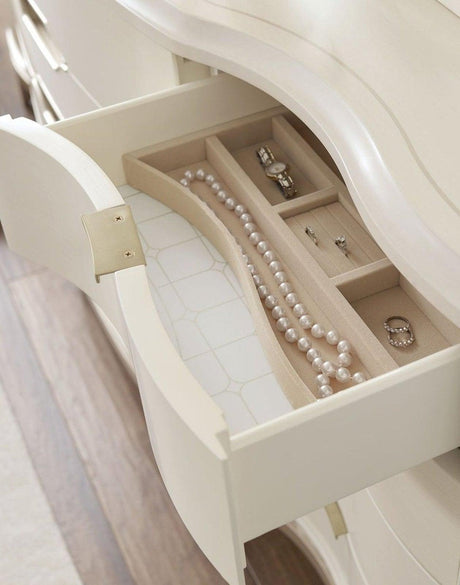 Adela Washed Alabaster Dresser | Caracole
