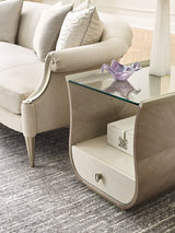 Caracole Compositions Lillian Rectangle End Table | Home Elegance USA