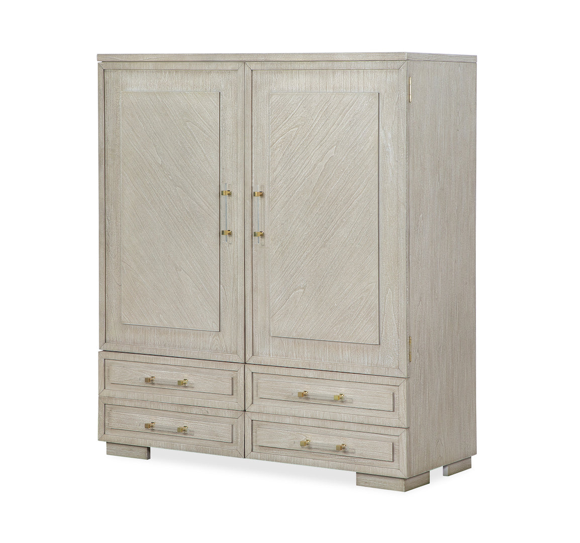 Celine Chest with warm wood finish cosmos