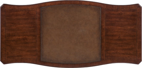 Hooker Furniture Charleston Executive Desk – Maraschino Cherry Wood with Leather Writing Surface - sold by Home Elegance USA