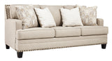 Claredon Contemporary Sofa in Linen by Ashley Furniture Ashley Furniture