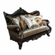 Aroma Traditional Style Loveseat In Cherry Finish Wood | Cosmos