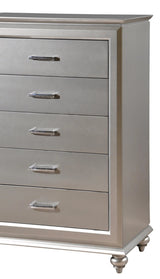 Alia Modern Style Chest In Silver Finish Wood | Cosmos - 1070SIALI - Home Elegance USA - 3