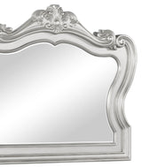 Adriana Transitional Style Mirror In Silver Finish Wood | Cosmos - 1074SIAD2 - Home Elegance USA - 2