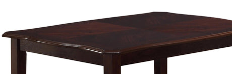 Bell Transitional Style Dining Set In Cherry Finish Wood | Cosmos