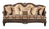 Alexa Traditional Style Sofa In Cherry Finish Wood | Cosmos - 3035CHALE - Home Elegance USA - 1