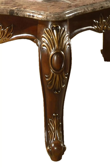 Britney Traditional Style End Table In Cherry Finish Wood | Cosmos