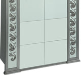 Astrid Modern Style Mirror With Metal Finish | Cosmos - 1074SIAST - Home Elegance USA - 4