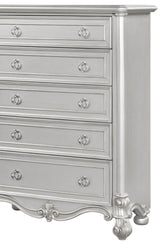 Adriana Transitional Style Chest In Silver Finish Wood | Cosmos - 1070SIAD2 - Home Elegance USA - 1