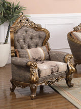 Amelia Traditional Style Chair In Bronze Finish Wood | Cosmos - 3037BZAME - Home Elegance USA - 1