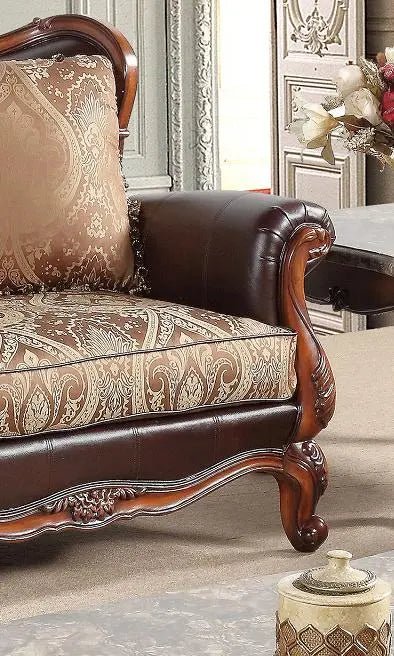 Anne Traditional Style Chair In Cherry Finish Wood | Cosmos - 3037CHANN - Home Elegance USA - 5