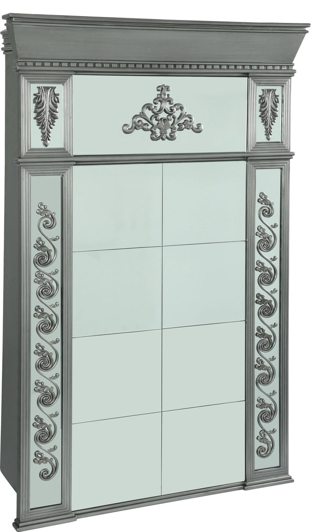 Astrid Modern Style Mirror With Metal Finish | Cosmos - 1074SIAST - Home Elegance USA - 1