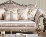 Ariana Traditional Style Loveseat In Champagne Finish Wood | Cosmos - 3036PEARI - Home Elegance USA - 3