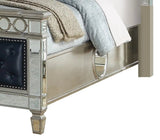 Brooklyn Contemporary Style King Bed In Silver Finish Wood | Cosmos - 1081BLBRO - Home Elegance USA - 5