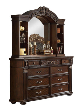 Aspen Traditional Dresser in Cherry Finish | Cosmos