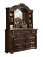 Aspen Traditional Dresser in Cherry Finish | Cosmos