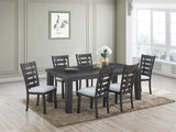 Bailey Transitional Style Dining Table In Gray Finish Wood | Cosmos - 2021GYBAI - Home Elegance USA - 2