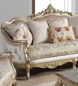 Diana Traditional Style Sofa In Champagne Finish Wood | Cosmos - 3035CGDIA - Home Elegance USA - 3