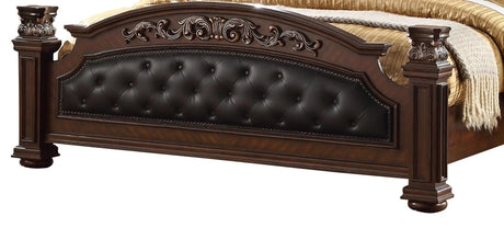 Aspen Traditional Style Queen Bed In Cherry Finish Wood | Cosmos - 1061CHASP - Home Elegance USA - 4