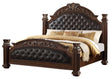 Aspen Traditional Style Queen Bed In Cherry Finish Wood | Cosmos