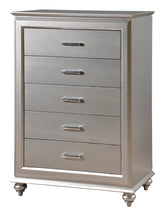 Alia Modern Style Chest In Silver Finish Wood | Cosmos - 1070SIALI - Home Elegance USA - 1