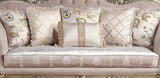 Ariana Traditional Style Sofa In Champagne Finish Wood | Cosmos - 3035PEARI - Home Elegance USA - 4