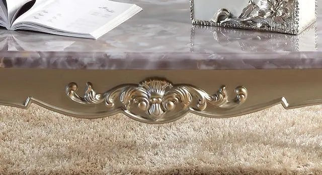 Diana Traditional Style Coffee Table In Champagne Finish Wood | Cosmos - 4093CGDIA - Home Elegance USA - 6